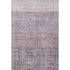 8' X 10' Purple And Ivory Geometric Washable Area Rug With UV Protection