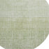 8' Sage And Ivory Geometric Washable Round Rug With UV Protection