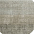 8' Taupe And Brown Geometric Washable Round Rug With UV Protection