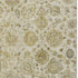 8' X 10' Beige And Wheat Damask Washable Area Rug With UV Protection