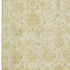 5' X 8' Gold And Beige Damask Washable Area Rug With UV Protection