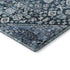8' X 10' Blue And Ivory Geometric Washable Area Rug With UV Protection