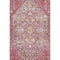 5' X 8' Merlot And Lavender Geometric Washable Area Rug With UV Protection