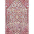 5' X 8' Merlot And Lavender Geometric Washable Area Rug With UV Protection
