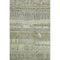 5' X 8' Beige Green And Gray Striped Washable Area Rug With UV Protection