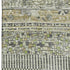 5' X 8' Beige Green And Gray Striped Washable Area Rug With UV Protection