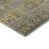 5' X 8' Brown Beige And Gray Striped Washable Area Rug With UV Protection