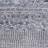 5' X 8' Blue And Gray Striped Washable Area Rug With UV Protection