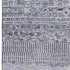 5' X 8' Blue And Gray Striped Washable Area Rug With UV Protection