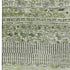 9' X 12' Olive Green And Gray Striped Washable Area Rug With UV Protection