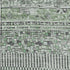 8' X 10' Sage And Gray Striped Washable Area Rug With UV Protection