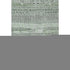 8' X 10' Sage And Gray Striped Washable Area Rug With UV Protection
