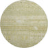8' Tan And Beige Striped Washable Round Rug With UV Protection
