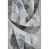 8' X 10' Taupe Blue And Ivory Abstract Geometric Washable Area Rug With UV Protection