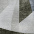 8' X 10' Taupe Blue And Ivory Abstract Geometric Washable Area Rug With UV Protection