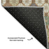 5' X 8' Beige Ivory And Sage Geometric Washable Area Rug With UV Protection