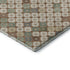 5' X 8' Beige Ivory And Sage Geometric Washable Area Rug With UV Protection