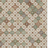 5' X 8' Beige Ivory And Sage Geometric Washable Area Rug With UV Protection