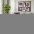 5' X 8' Lavender Ivory And Gray Geometric Washable Area Rug With UV Protection