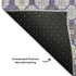 9' X 12' Lavender Ivory And Gray Geometric Washable Area Rug With UV Protection