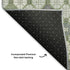 8' X 10' Mint Green And Ivory Geometric Washable Area Rug With UV Protection