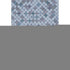 8' X 10' Sky Blue Teal And Lavender Geometric Washable Area Rug With UV Protection