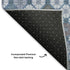 8' X 10' Sky Blue Teal And Lavender Geometric Washable Area Rug With UV Protection