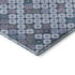 8' X 10' Sky Blue Teal And Lavender Geometric Washable Area Rug With UV Protection