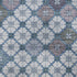8' X 10' Sky Blue Teal And Lavender Geometric Washable Area Rug With UV Protection