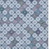 8' X 10' Sky Blue Teal And Lavender Geometric Washable Area Rug With UV Protection