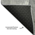5' X 8' Gray And Ivory Abstract Geometric Washable Area Rug With UV Protection