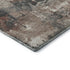 5' X 8' Rust Gray And Ivory Abstract Washable Area Rug With UV Protection