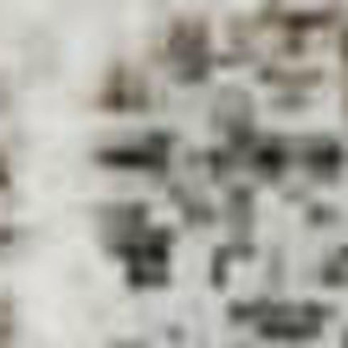5' X 8' Rust Gray And Ivory Abstract Washable Area Rug With UV Protection