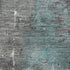 8' X 10' Teal Gray And Ivory Abstract Washable Area Rug With UV Protection