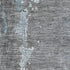 8' X 10' Teal Gray And Ivory Abstract Washable Area Rug With UV Protection