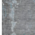 8' X 10' Teal Gray And Ivory Abstract Washable Area Rug With UV Protection