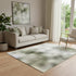 5' X 8' Gold Ivory And Gray Abstract Washable Area Rug With UV Protection