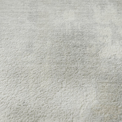 5' X 8' Ivory And Beige Abstract Washable Area Rug With UV Protection