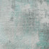 8' Teal Gray And Ivory Abstract Washable Round Rug With UV Protection