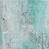 8' X 10' Teal Gray And Ivory Abstract Washable Area Rug With UV Protection