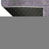 8' Lavender Green And Ivory Abstract Washable Round Rug With UV Protection