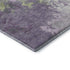 8' Lavender Green And Ivory Abstract Washable Round Rug With UV Protection
