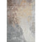 8' X 10' Coral Beige And Ivory Abstract Washable Area Rug With UV Protection