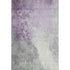 8' X 10' Lavender And Ivory Abstract Washable Area Rug With UV Protection