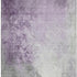 8' X 10' Lavender And Ivory Abstract Washable Area Rug With UV Protection