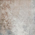 5' X 8' Rust Gray And Ivory Abstract Washable Area Rug With UV Protection