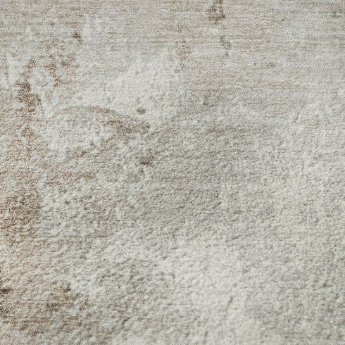 9' X 12' Rust Gray And Ivory Abstract Washable Area Rug With UV Protection