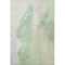 8' X 10' Artichoke Green And Ivory Abstract Washable Area Rug With UV Protection
