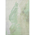 8' X 10' Artichoke Green And Ivory Abstract Washable Area Rug With UV Protection