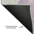 5' X 8' Lavender And Ivory Abstract Washable Area Rug With UV Protection